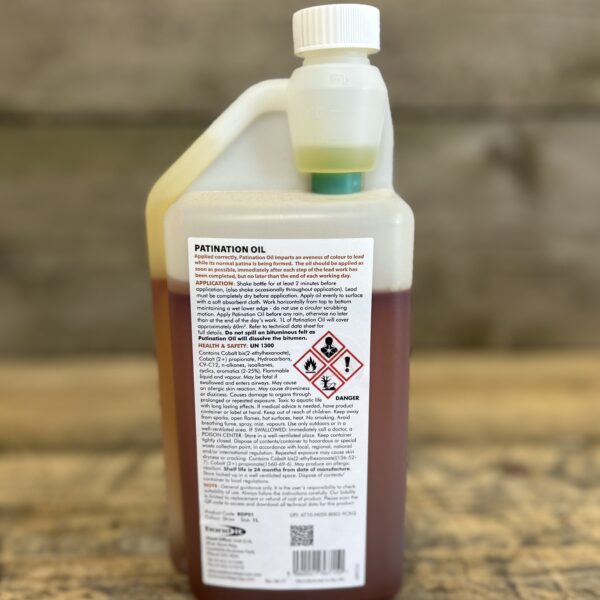 Patination Oil 1l The lead shop