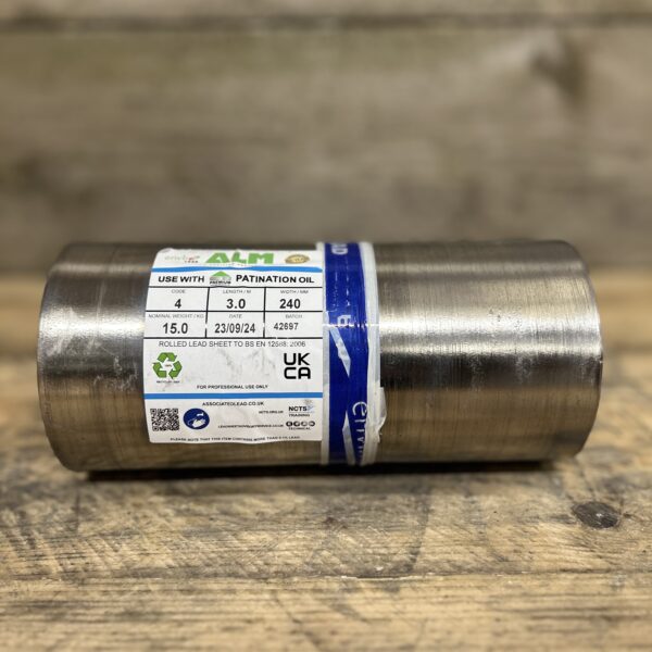 code 4 240mm x 3m roofing lead