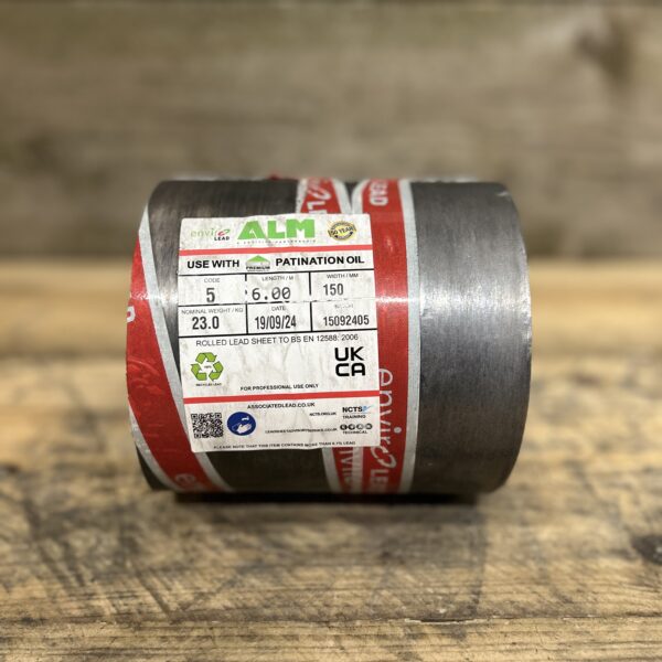 code 5 150mm 6m roofing lead