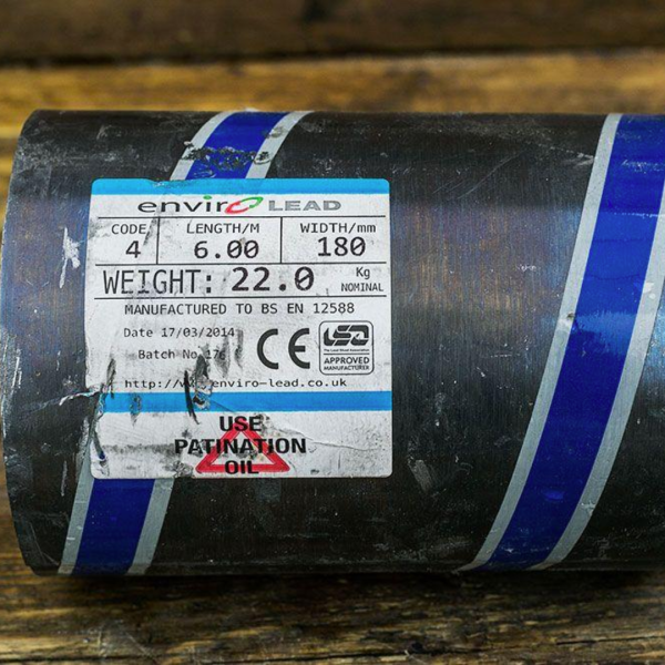 code 4 180mm x 6m roofing lead
