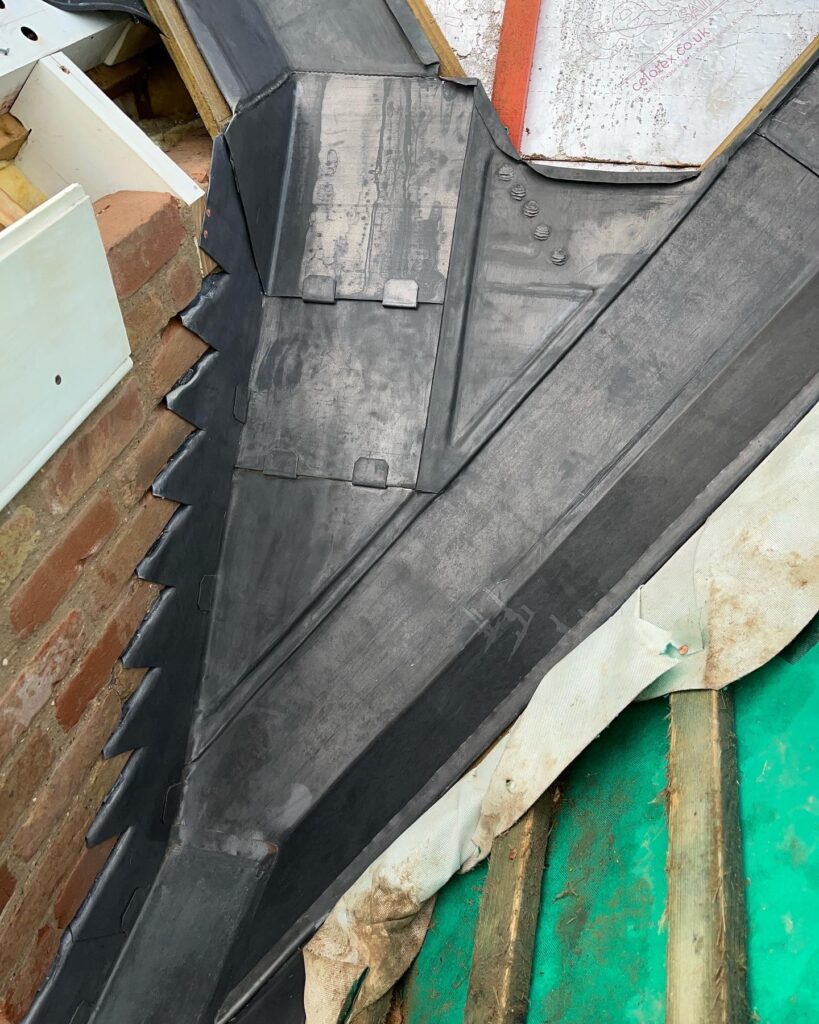 lead valley flashing