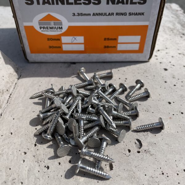 25mm Stainless Steel Ringshank Nails