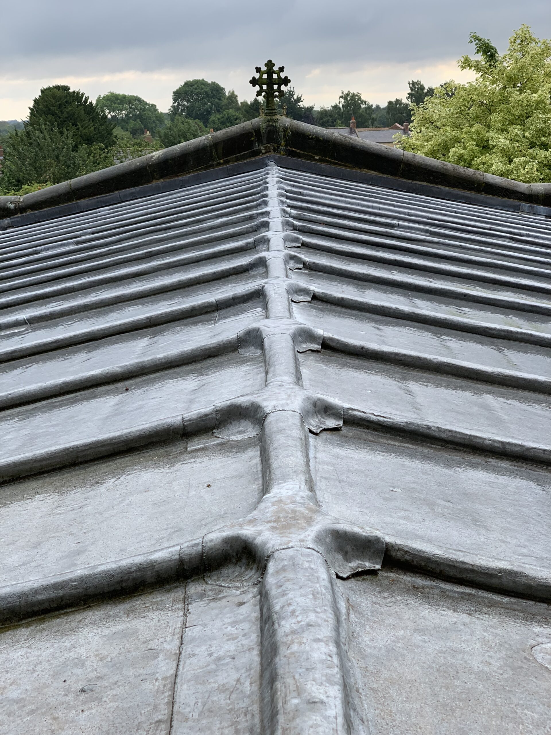 lead roof inspection and survey