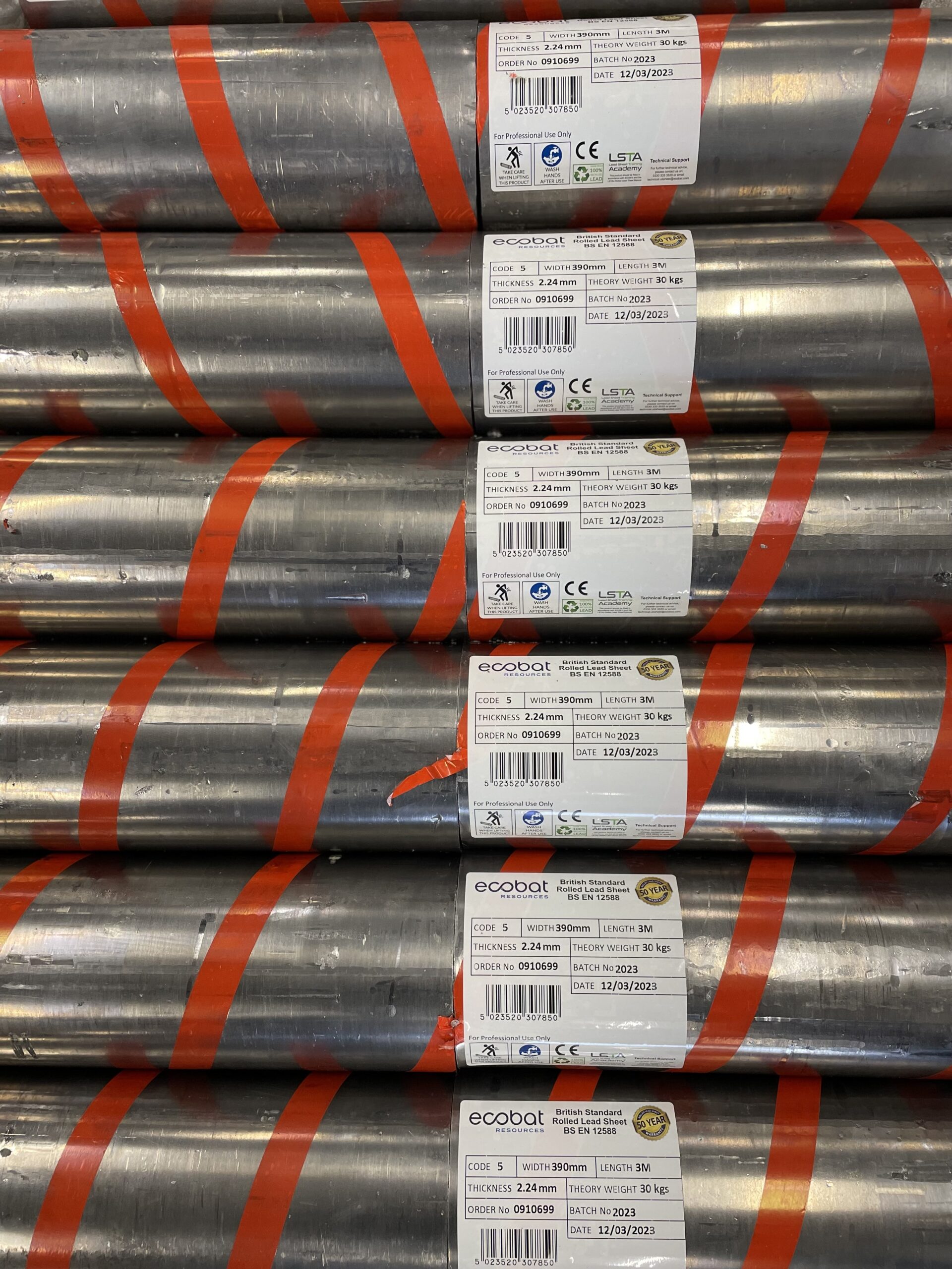 lead flashing 3m roll